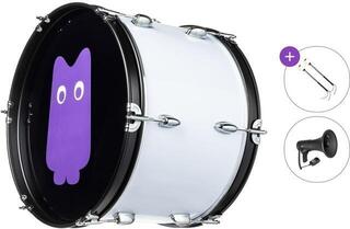 Marching Drum NRG Crowd Power Standard SET Cheering Drum 18" White Spirit