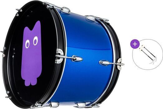 Pohodni boben NRG Crowd Power Basic SET Navijaški boben 18" Blue Wave - 1
