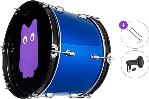 Pohodni boben NRG Crowd Power Standard SET Navijaški boben 18" Blue Wave - 1