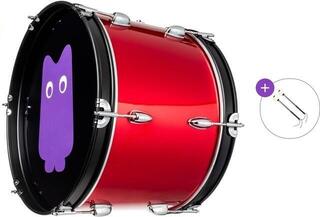 Pohodni boben NRG Crowd Power 18" Basic SET Navijaški boben 18" Red Fire