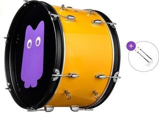 Marching Drum NRG Grand Roar Basic SET Cheering Drum 20" Yellow Flash