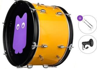 Marching Drum NRG Grand Roar Standard SET Cheering Drum 20" Yellow Flash