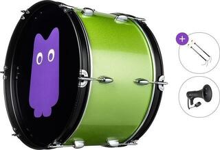 Pohodni boben NRG Grand Roar 20" Standard SET Navijaški boben 20" Green Strike