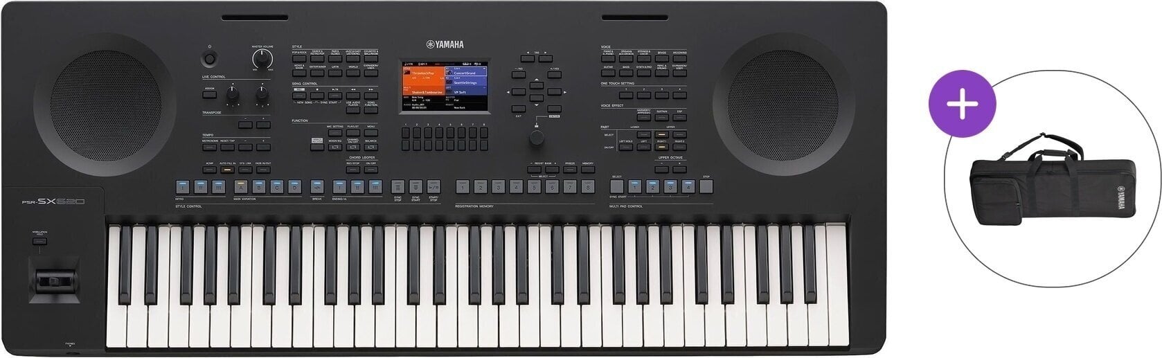 Teclado profesional Yamaha PSR-SX620 Basic SET Teclado profesional
