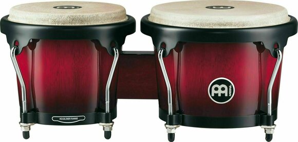 Bongó Meinl HB100-WRB Bongó Red Wine Burst - 1