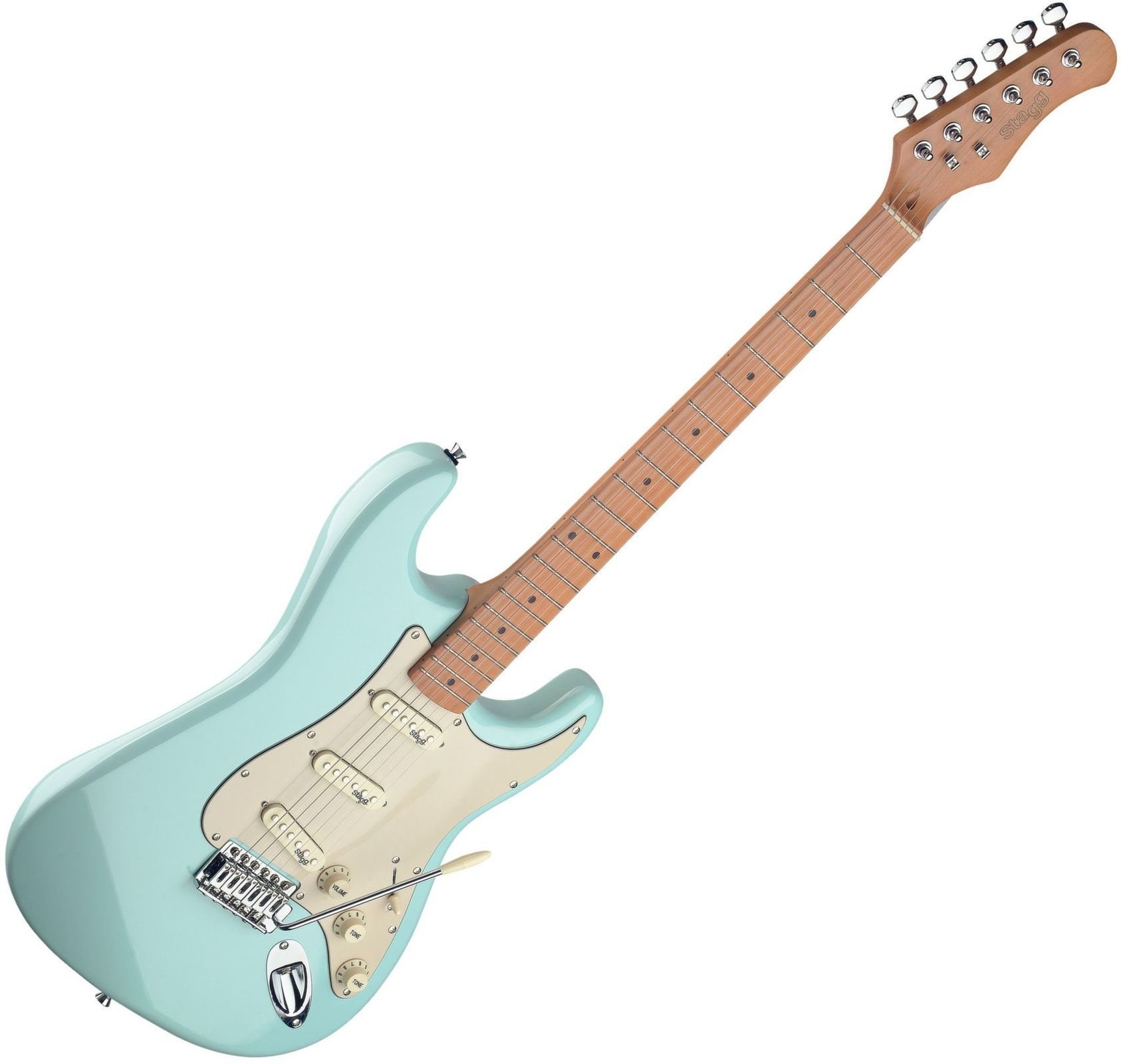 Elektrische gitaar Stagg SES50M Sonic Blue