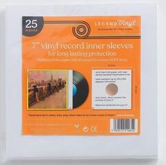Veske/etui til LP-plater Legend Vinyl LV28 Vinyl Record Sleeves (7" Vinyl) 25 White