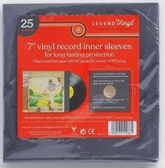 Veske/etui til LP-plater Legend Vinyl LV29 Vinyl Record Sleeves (7" Vinyl) 25 Black
