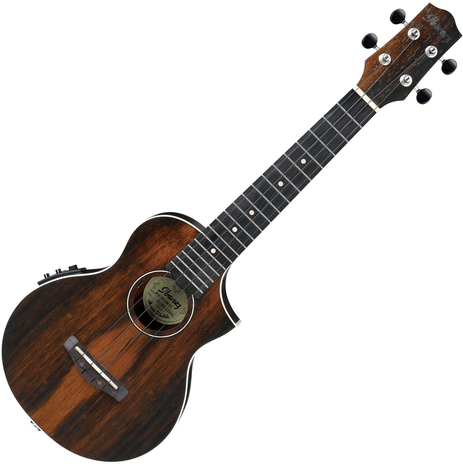 Koncertné ukulele Ibanez UEW13MEE-DBO Koncertné ukulele Natural