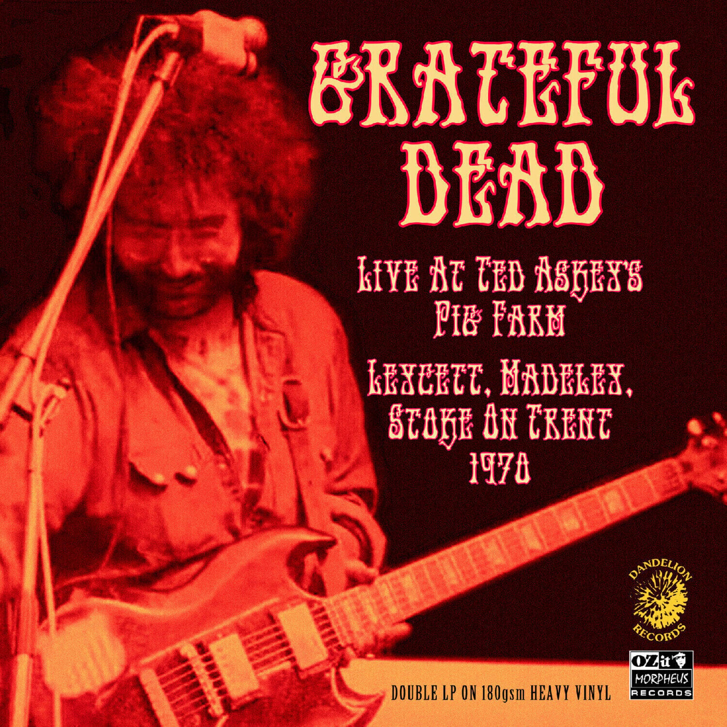 Vinyl Record The Grateful Dead - Live At Ted Askey's Pig Farm 1970 (Indie Exclusive) (Red Coloured) (2 LP)