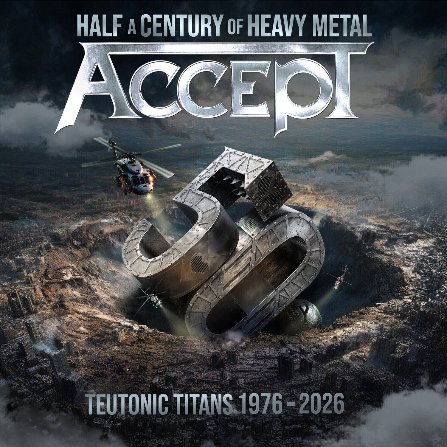 Vinyl Record Accept - Teutonic Titans 1976-2026 (Limited Edition) (Turquise Coloured) (2 LP)