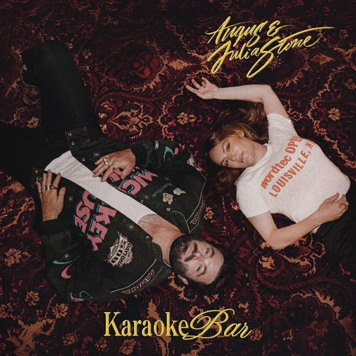 Disco de vinilo Angus & Julia Stone - Karaoke Bar (Indie Exclusive) (Gold/Clear Smoky Marble Coloured) (LP)