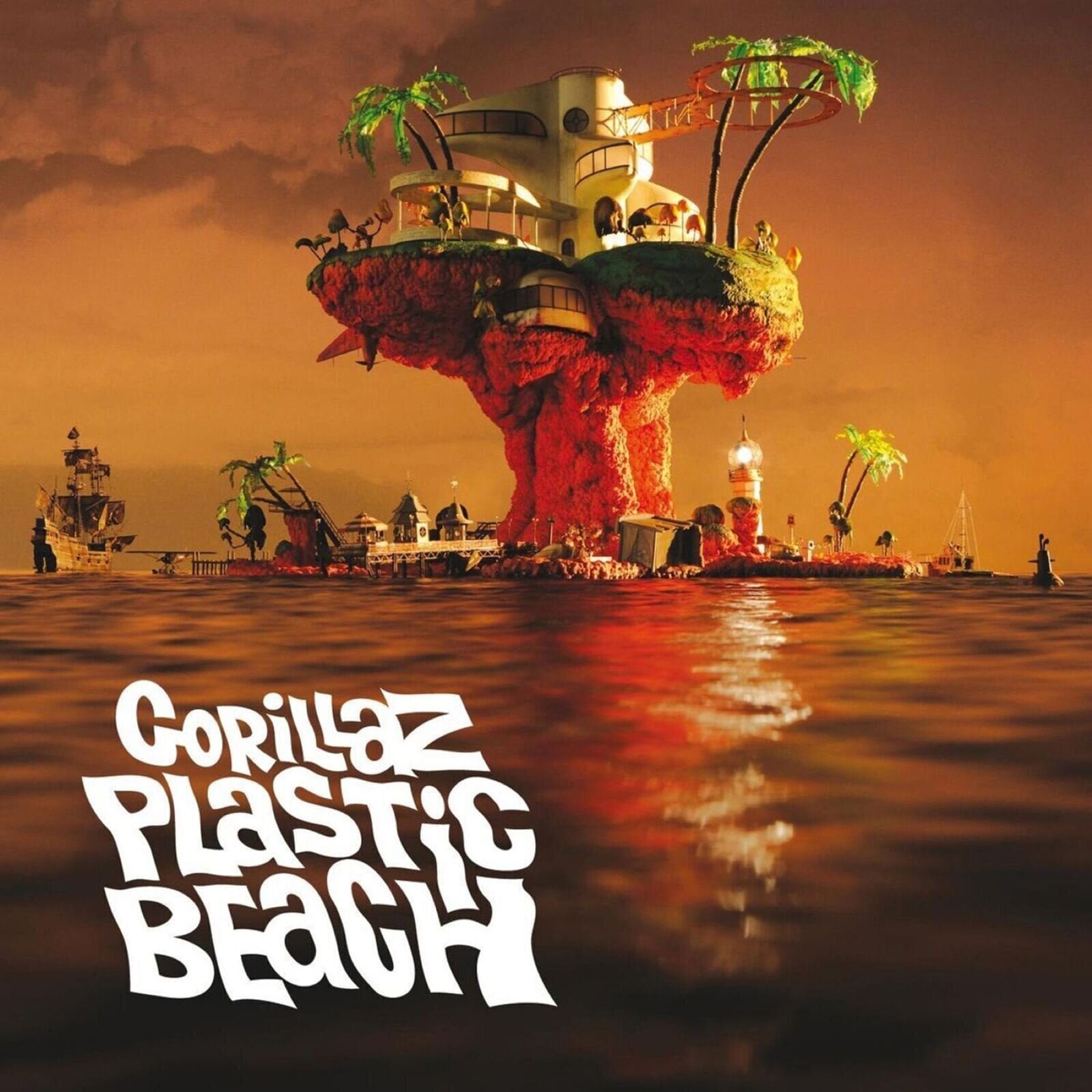 Muzyczne CD Gorillaz - Plastic Beach (CD)
