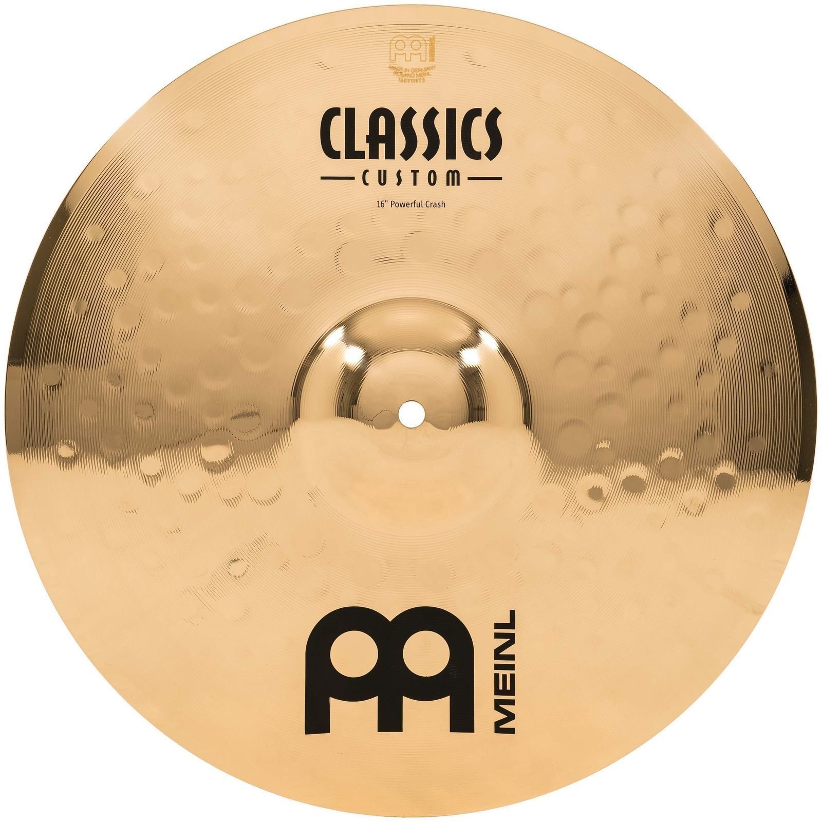 Crash Cymbal Meinl CC16PC-B Classics Custom Powerful Crash Cymbal 16"