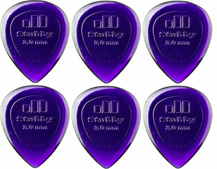 Pick Dunlop 474R 3.00 Stubby Jazz 6 Pick - 1