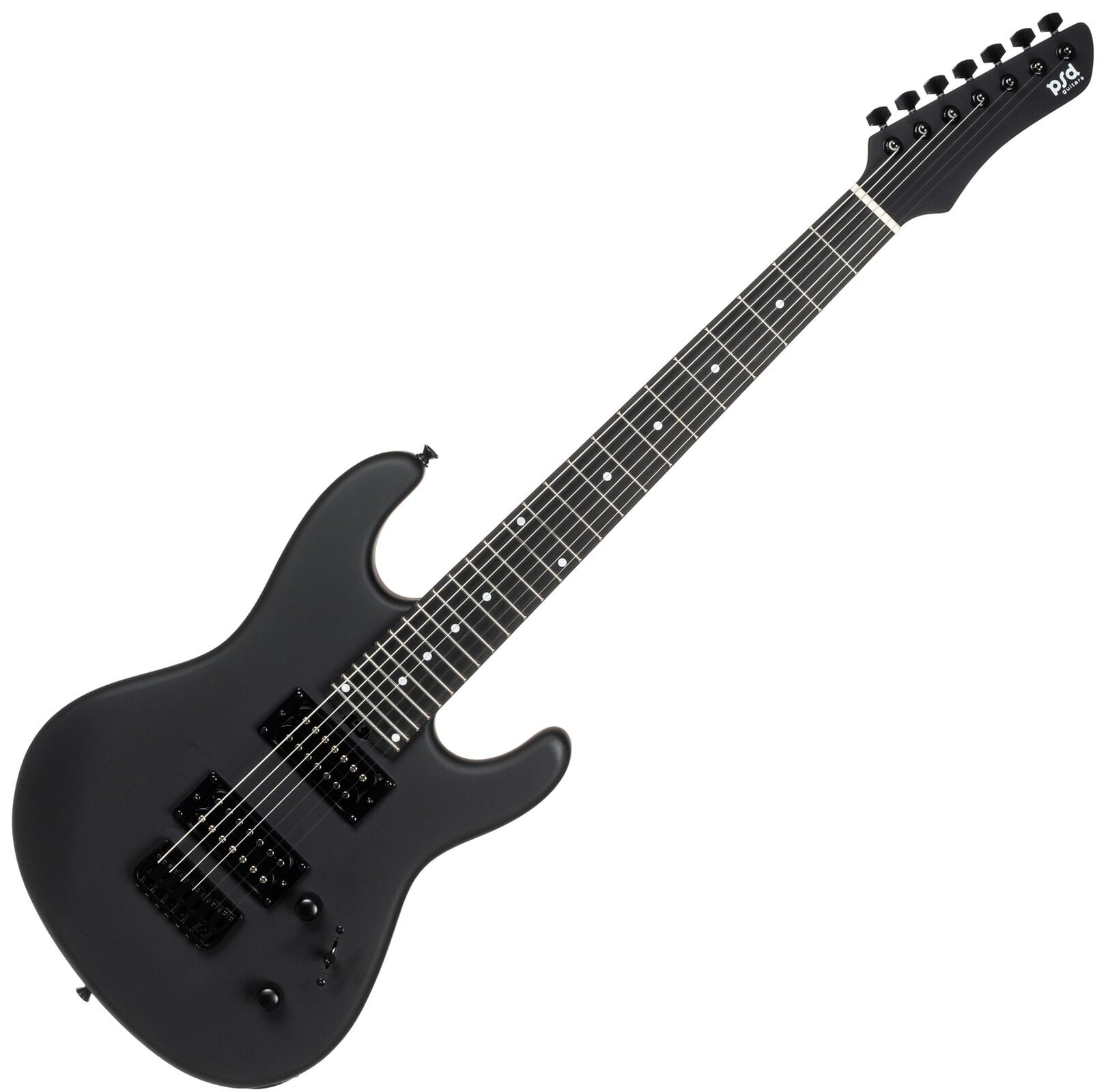 Guitare électrique PSD Guitars SPS-1007M Matte Black Guitare électrique