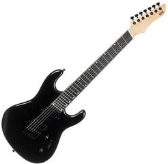 Multiscale electric guitar PSD Guitars SPS-1007M-F Dark Night Black Multiscale electric guitar