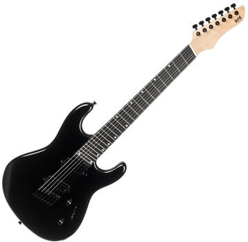 Multiskala elektrisk gitar PSD Guitars SPS-1007M-F Dark Night Black Multiskala elektrisk gitar - 1