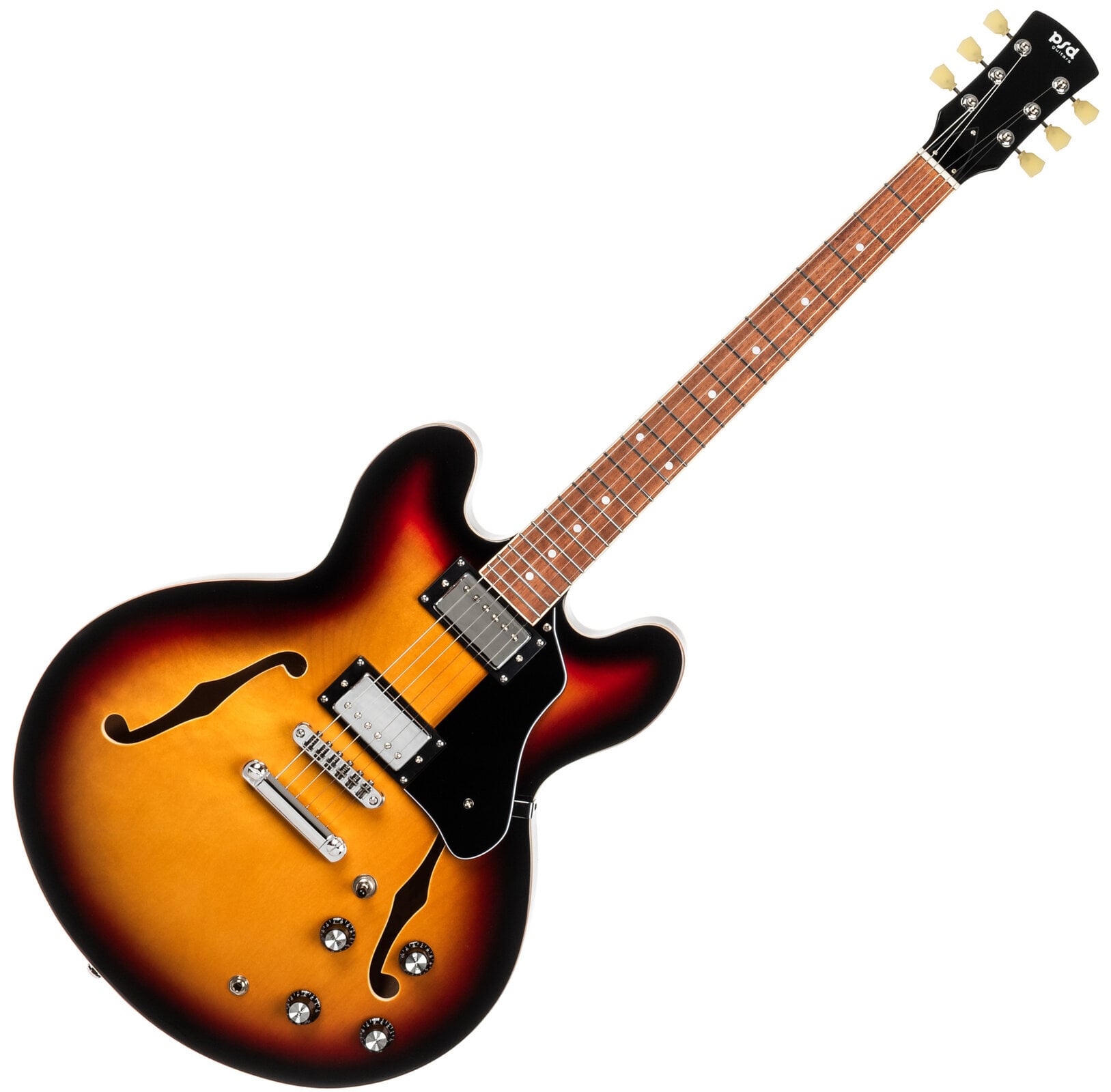 Gitara semi-akustyczna PSD Guitars SH-100 Vintage Sunburst Gitara semi-akustyczna