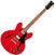 Halvakustisk guitar PSD Guitars SH-100 Cherry Red Halvakustisk guitar