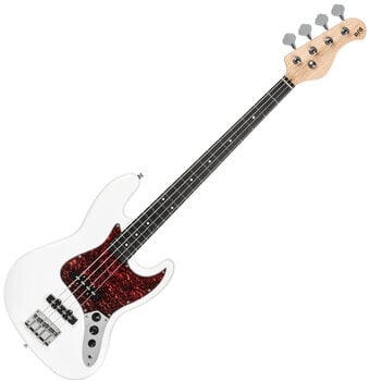 4-strengs bassgitar PSD Guitars JZB-100 White 4-strengs bassgitar - 1
