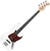4-strengs bassgitar PSD Guitars JZB-100 White 4-strengs bassgitar