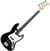 4-strengs bassgitar PSD Guitars JZB-100 Black 4-strengs bassgitar