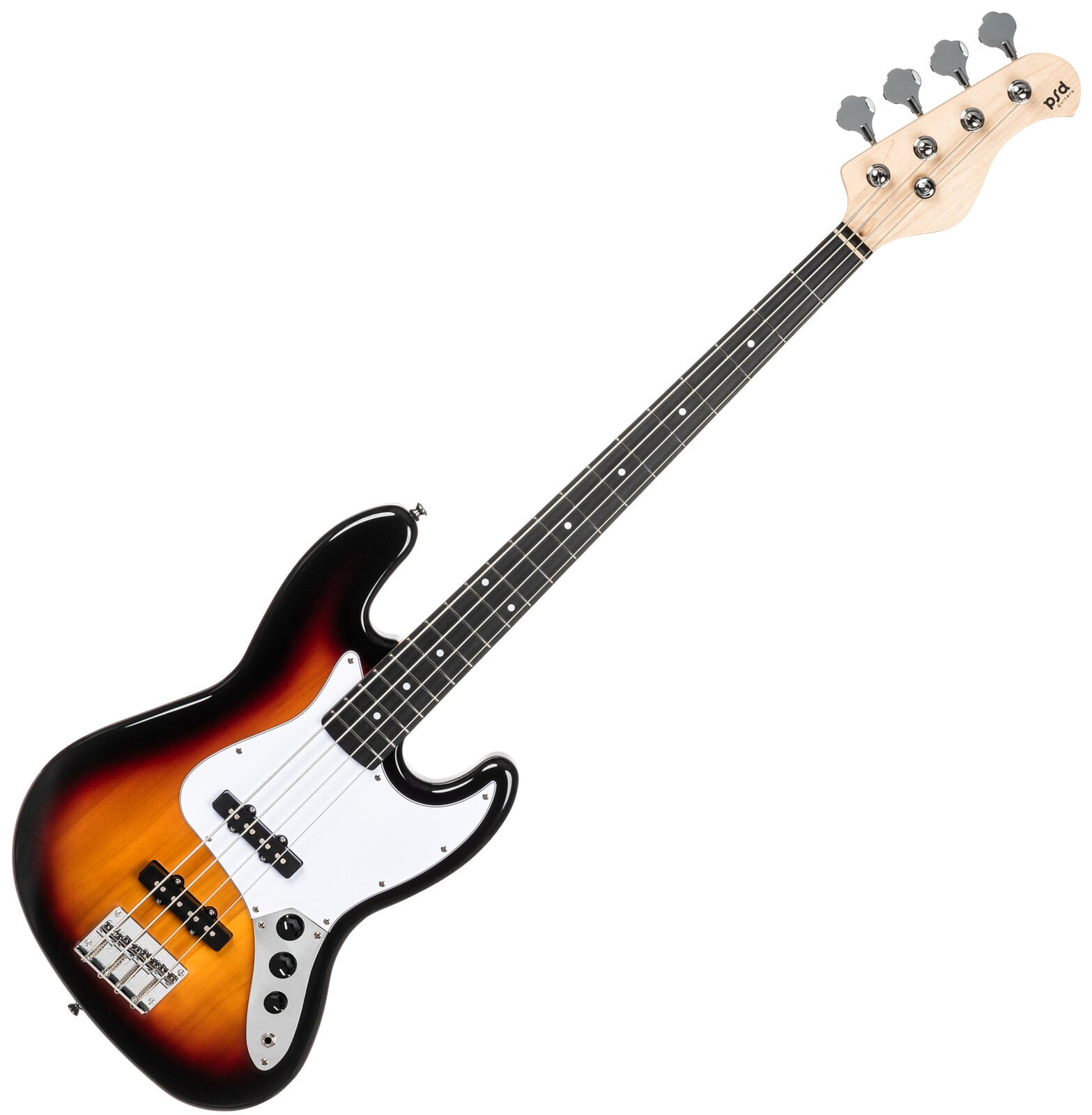 4-strengs bassgitar PSD Guitars JZB-100 Sunburst 4-strengs bassgitar