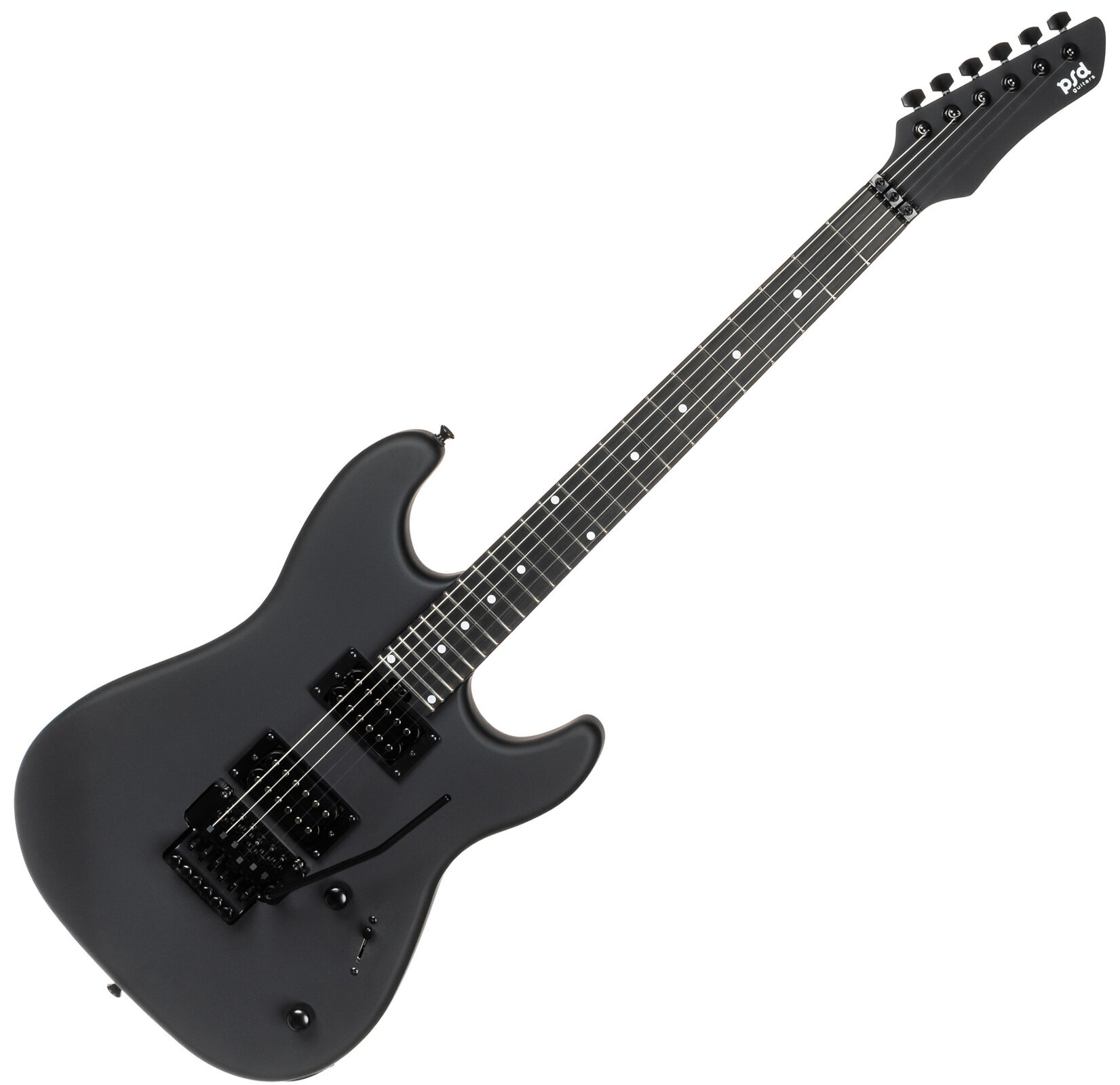 Guitare électrique PSD Guitars SPS-100MFR Matte Black Guitare électrique