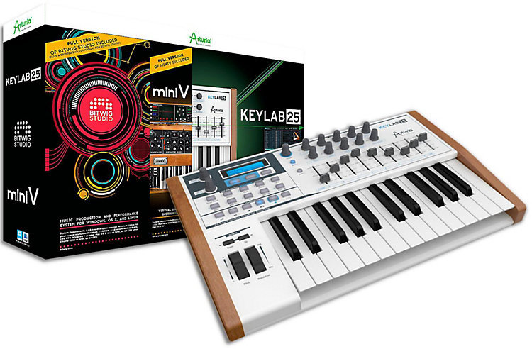 MIDI Controller Arturia KeyLab 25 Advanced Producer Pack