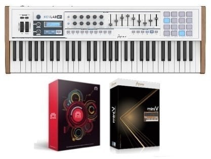 MIDI Ελεγκτής MIDI Χειριστήριο Arturia KeyLab 61 Advanced Producer Pack