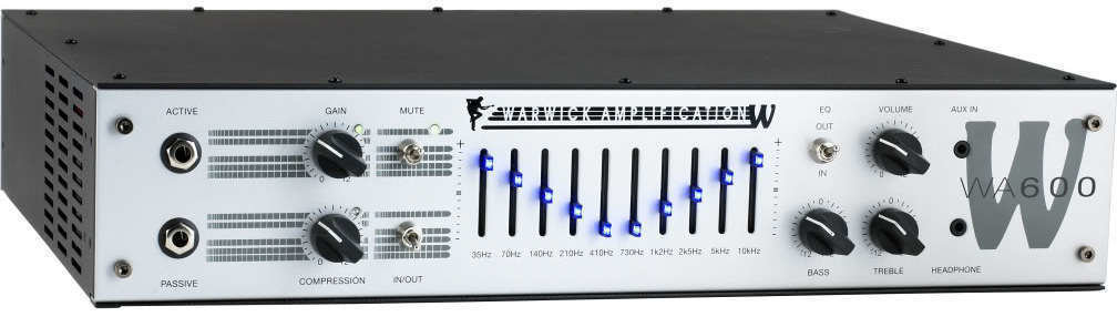 Préamplificateurs et amplificateurs de puissance basse Warwick WA 600 Bass Head