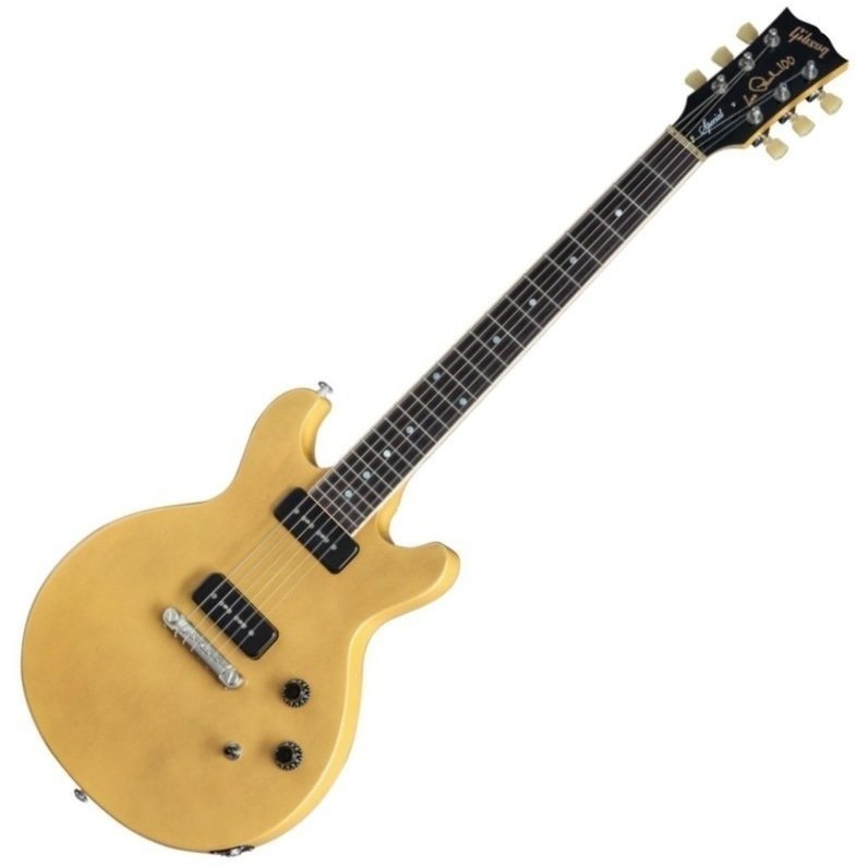 Elektriska gitarrer Gibson Les Paul Special Double Cut 2015 Trans Yellow