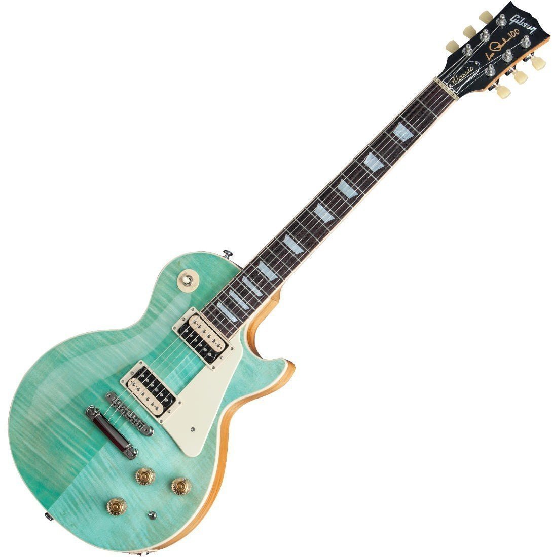 Elektromos gitár Gibson Les Paul Classic 2015 Seafoam Green