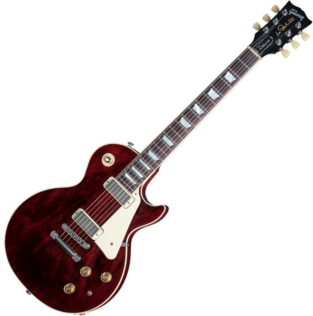 Elektromos gitár Gibson Les Paul Deluxe 2015 Wine Red