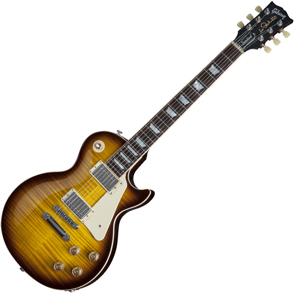 Elektriska gitarrer Gibson Les Paul Standard 2015 Tobacco Sunburst Candy