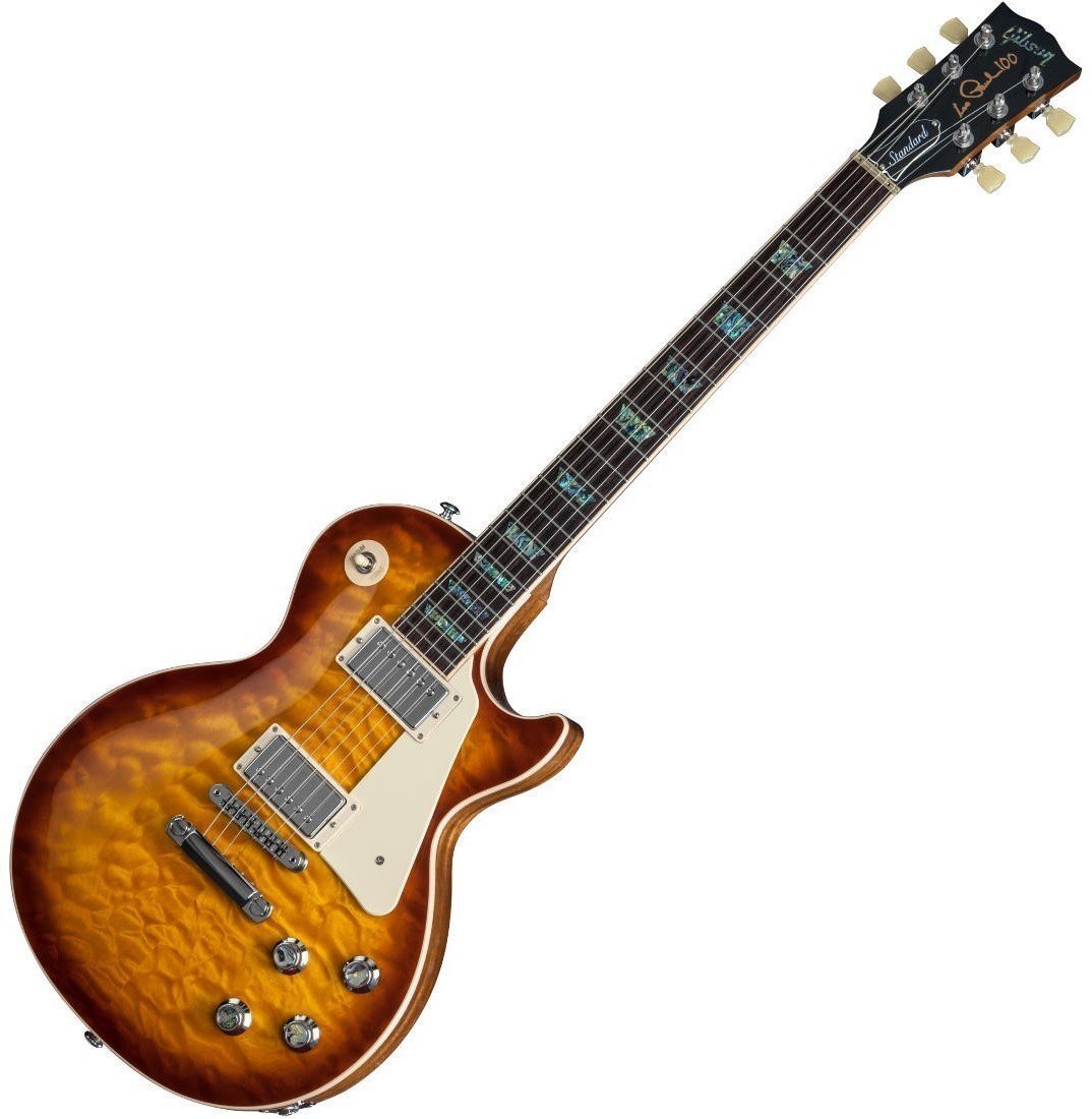 Guitare électrique Gibson Les Paul Standard Premium Quilt 2015 Honeyburst Perimeter