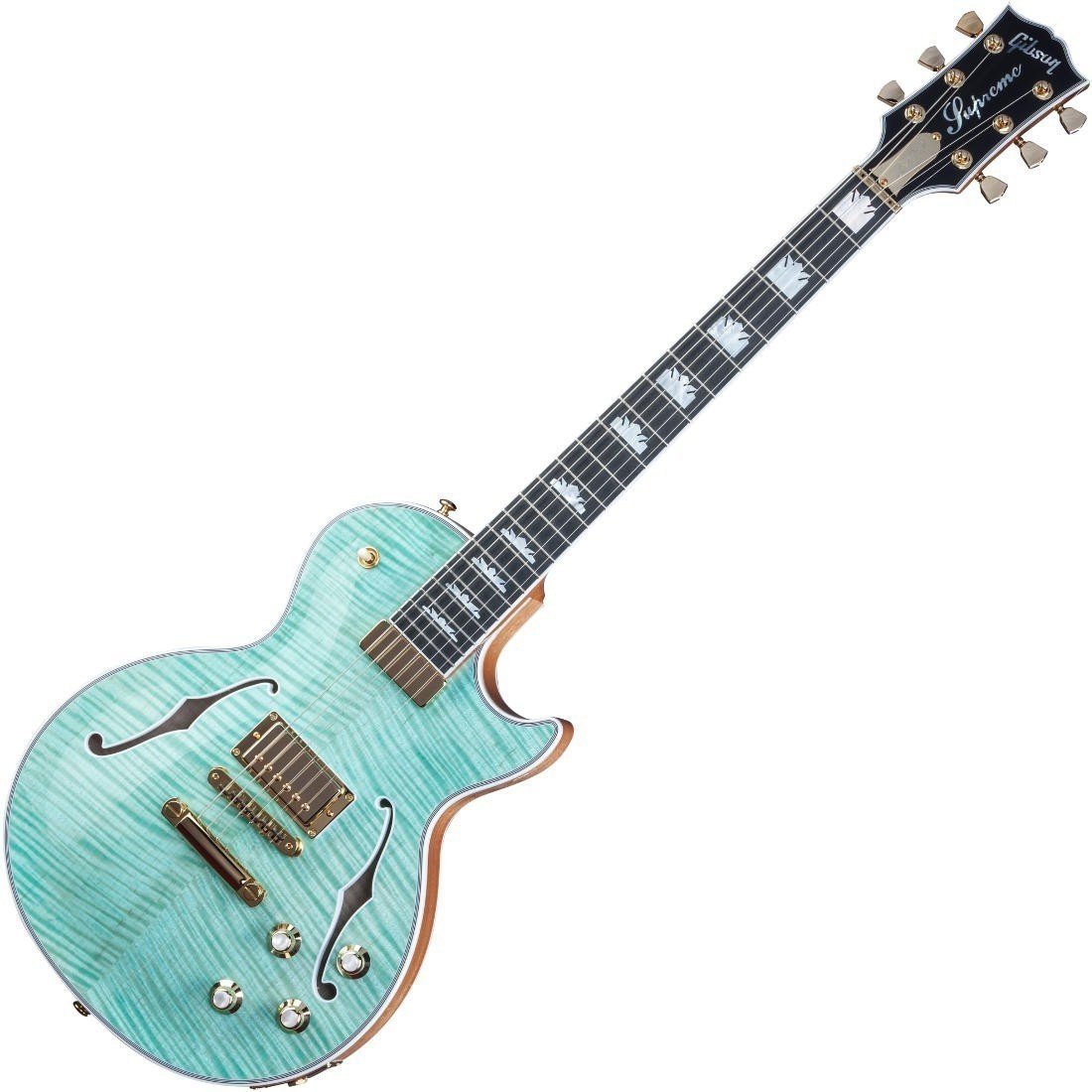 Guitare électrique Gibson Les Paul Supreme 2015 Seafoam Green