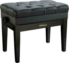 Roland RPB-500 Taburete de piano de madera Polished Ebony (Como nuevo)