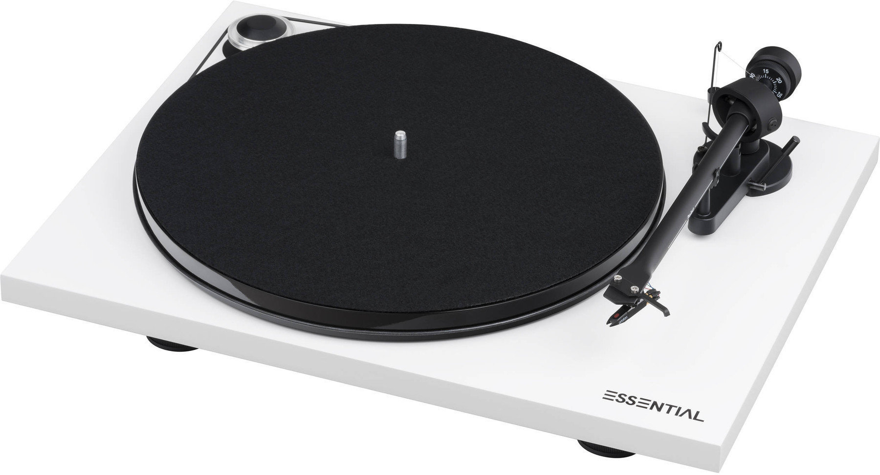 Tourne-disque Pro-Ject Essential III Plus OM 10 High Gloss White