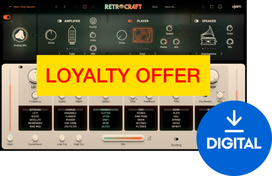 Studio-Effekt-Plugin UJAM RETROCRAFT Loyalty Offer (Digitales Produkt) - 1