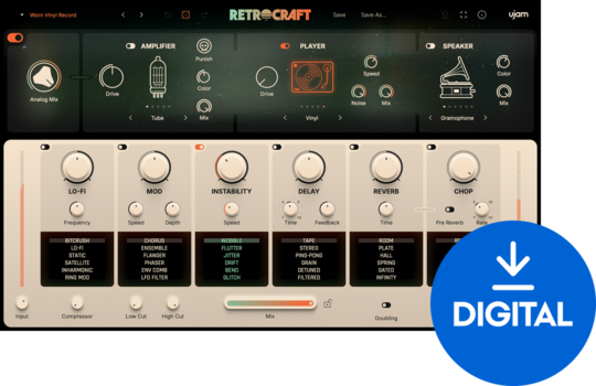 Studio-Effekt-Plugin UJAM RETROCRAFT (Digitales Produkt) - 1