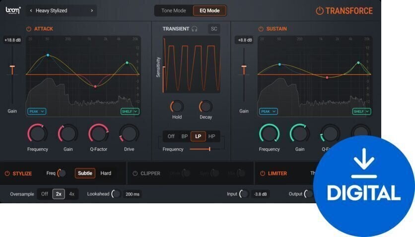 Studio-Effekt-Plugin BOOM Library Transforce (Digitales Produkt)