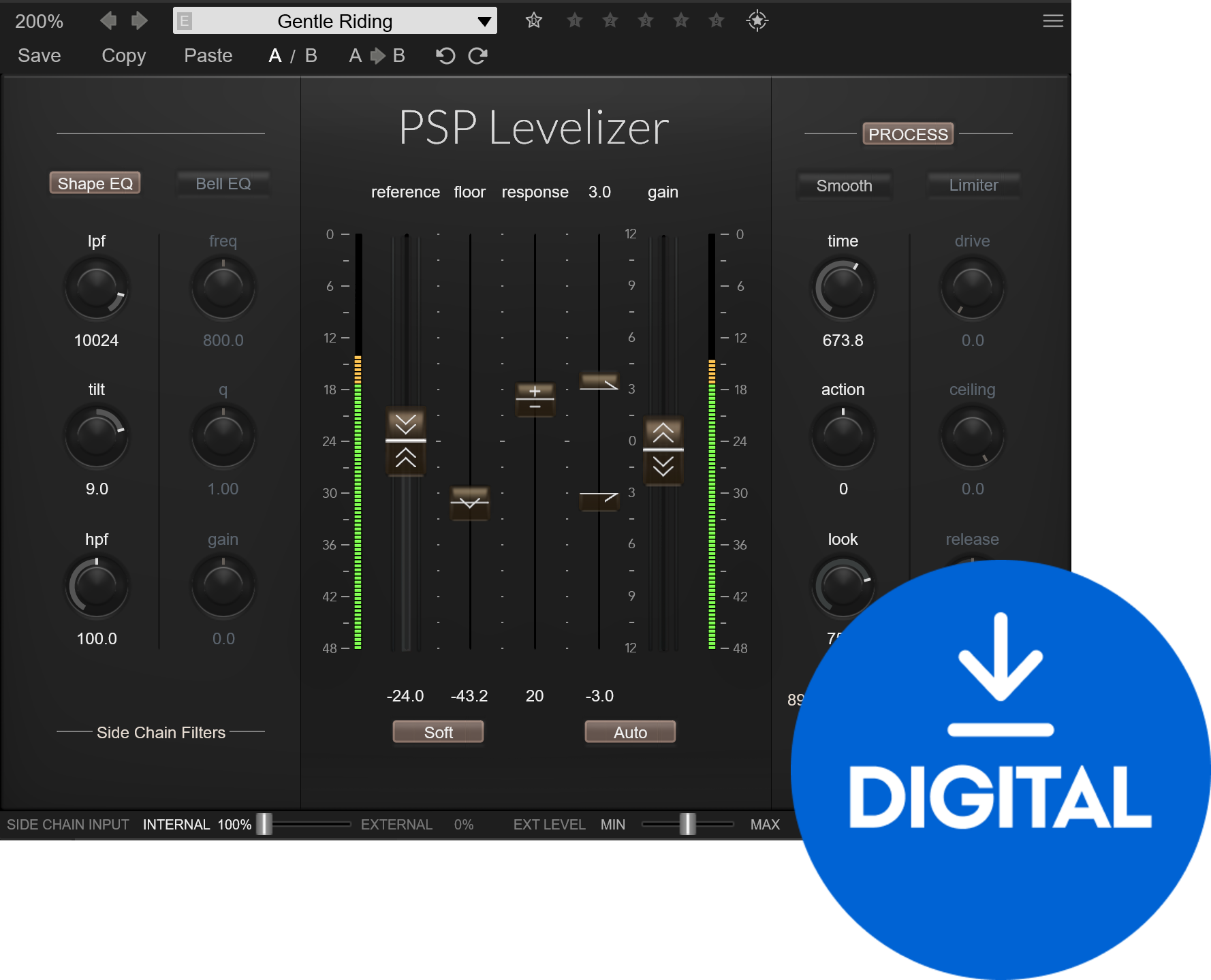 Studio-Effekt-Plugin PSP Audioware Levelizer (Digitales Produkt)