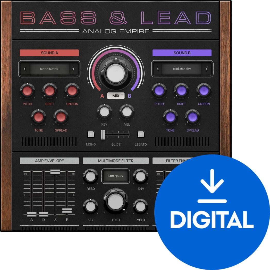 VST Instrument MeldaProduction Analog Empire: Bass & Lead (Digitales Produkt)