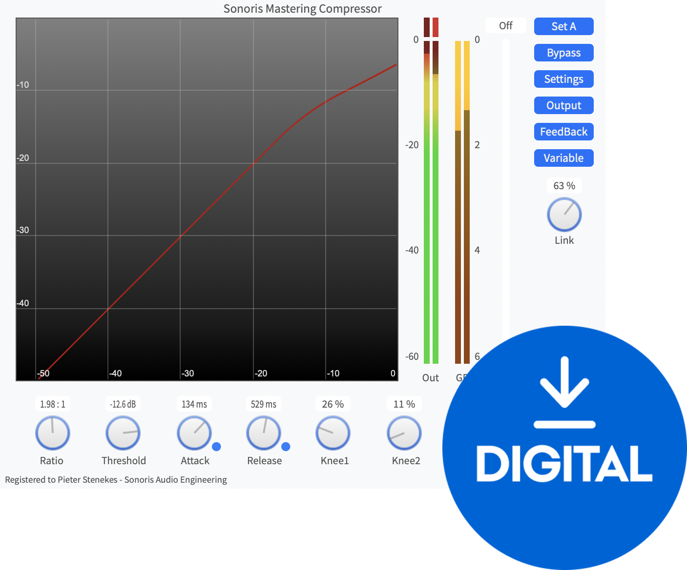 Mastering software Sonoris Mastering Compressor (Digitales Produkt)