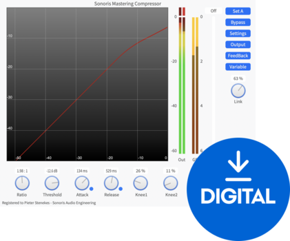Mastering software Sonoris Mastering Compressor (Digitales Produkt) - 1