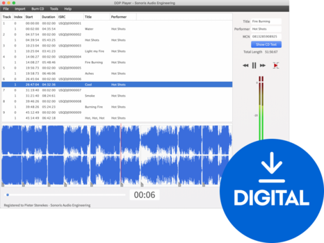 Mastering software Sonoris DDP Player (Digitales Produkt) - 1