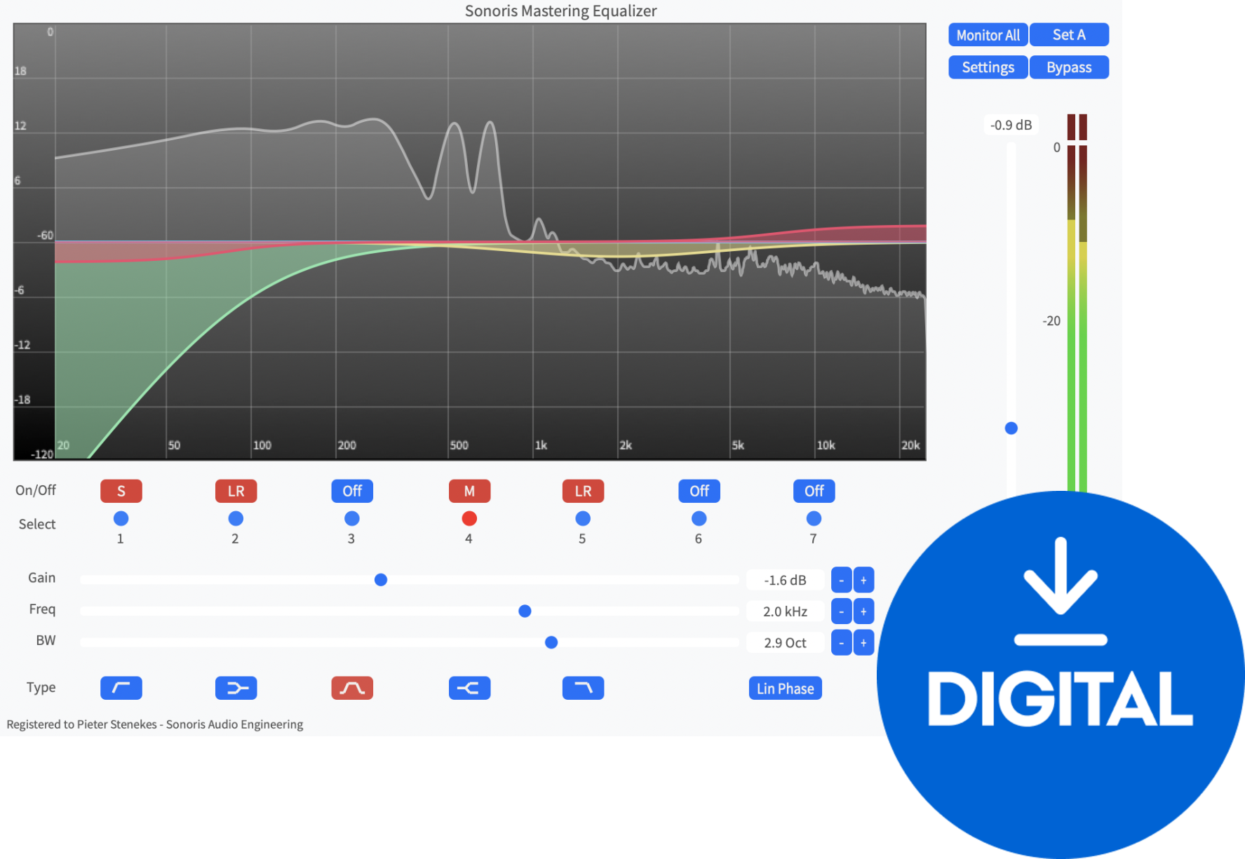 Mastering software Sonoris Mastering Equalizer (Digitales Produkt)