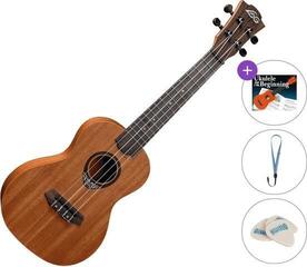 Концертно укулеле LAG TKU-110 Tiki Uku Basic SET Natural Концертно укулеле